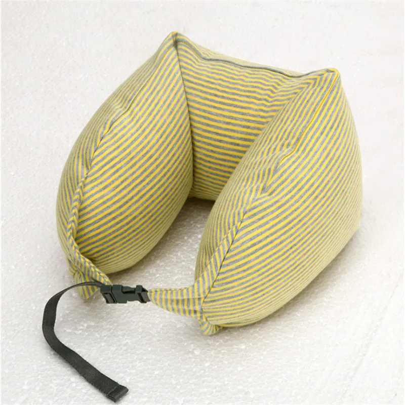 U-образная подушка для путешествий шеи хлопковые подушки массажер наноматериал