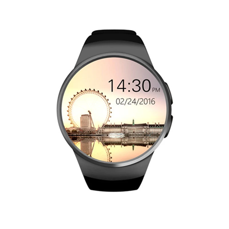 Kw18 Smart Watch ES SIM mtk2502c 1.3 дюймов SmartWatch серебряный/золотой/черный с пульсометр