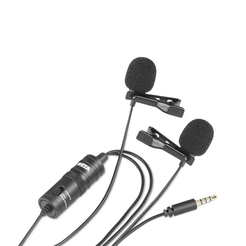 BOYA MIC BY-DM200 для iPhone Lightning BY-DM100 с портом type-C для записи BY-M1 3,5 мм BY-M1DM двойной всенаправленный петличный