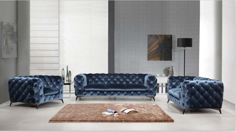 Диваны для гостиной кожа/ткань Честерфильд дивана|living room sofa set|italian setsofa set |