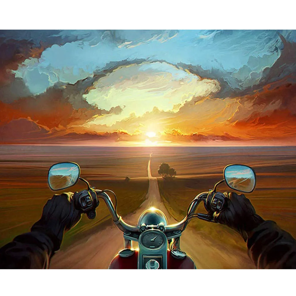 Numbered Paintings2 Пейзаж DIY краски по номерам Pintura por Numero картины по номерам Pintar por Numeros Pintura Numerada - Цвет: Numbered Paintings2