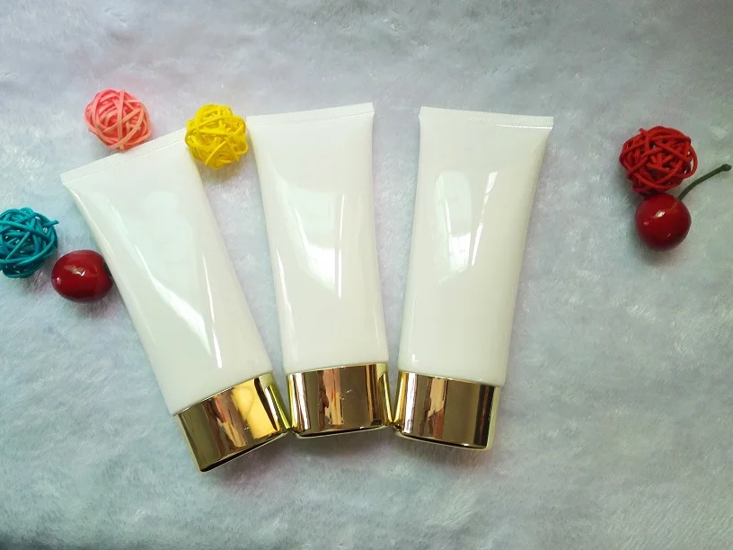 Белый/Матовый Черный Мягкий Тюбик 100 мл формированный тюбик для мытья/масло/Крем