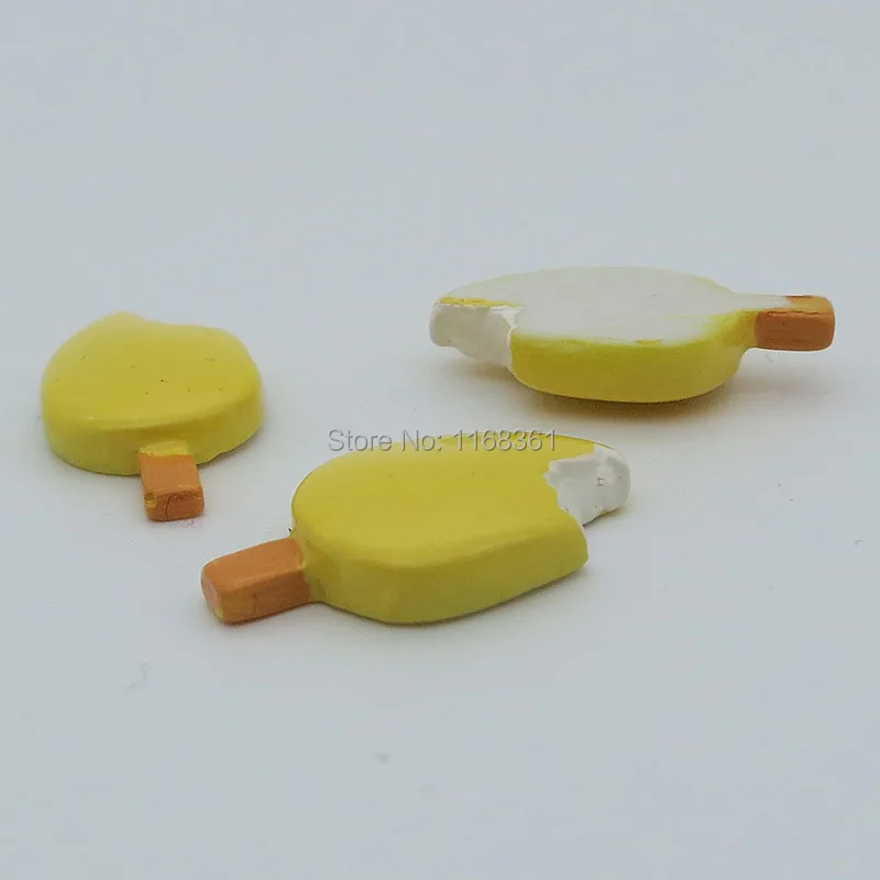 1 шт./лот желтые вкусные сосуды из смолы с плоской задней стороной 21 мм имитация