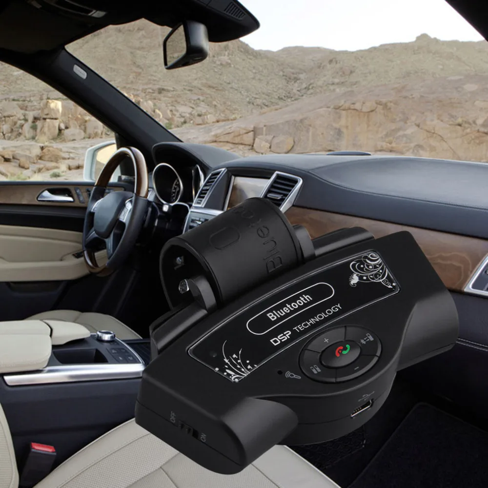 Рулевое колесо Bluetooth fm-передатчик беспроводной громкой связи автомобильный
