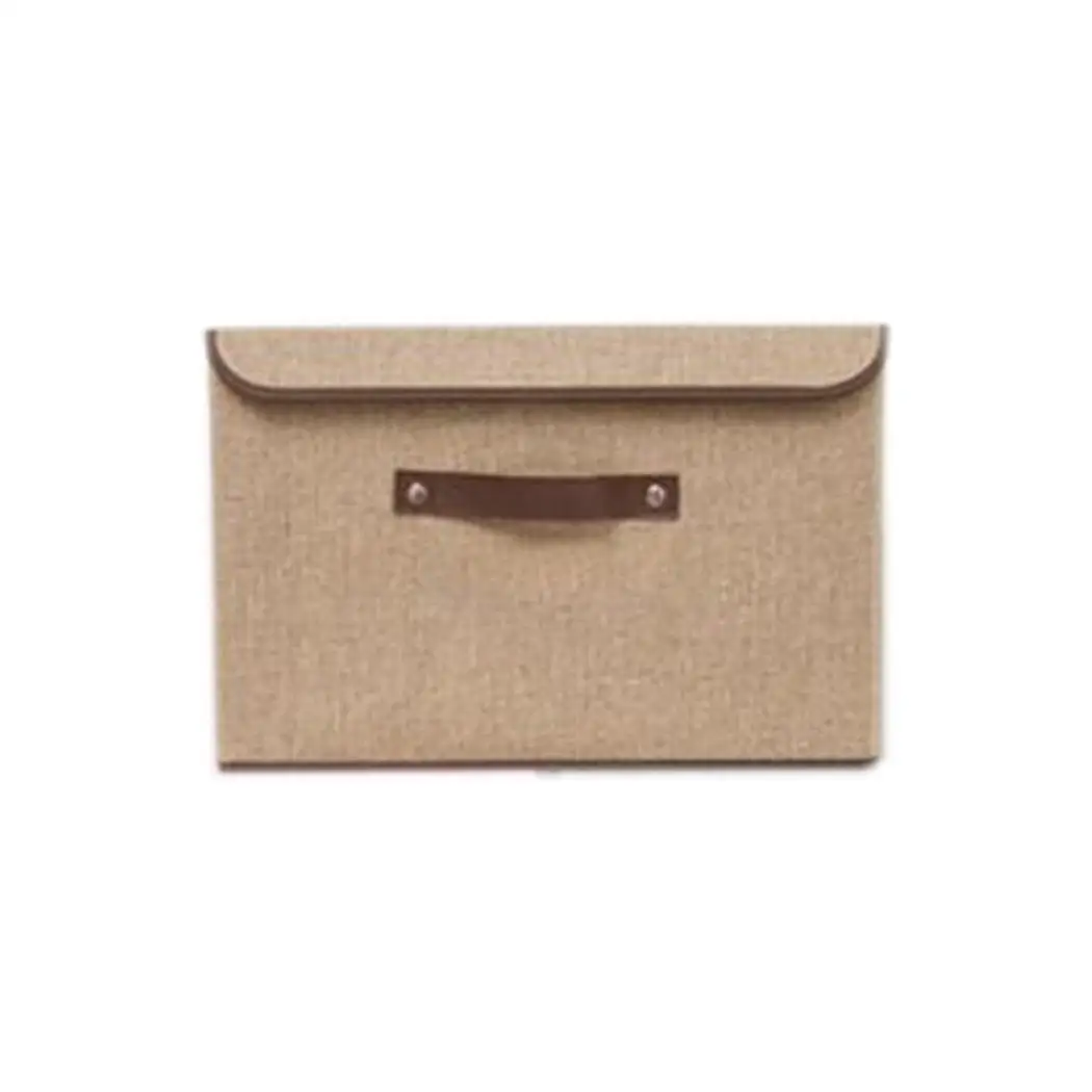 Бытовой ящик для хранения ткани Оксфорд пыленепроницаемый складной 38x25x25 см/15x9 8x9