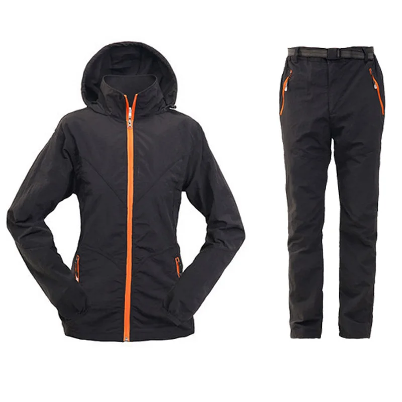 Новинка лета 2017 мужская и женская быстросохнущая дышащая куртка брюки