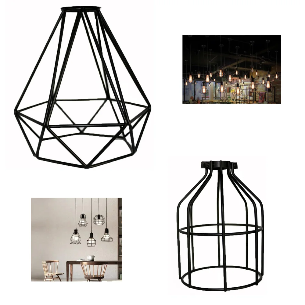 Сделай Сам абажуры современный винтажный металлический бриллиант/птица декор