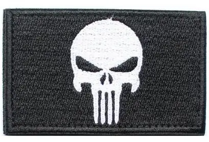 Нашивки с черепами военный значок патч американским флагом тактическая нашивка