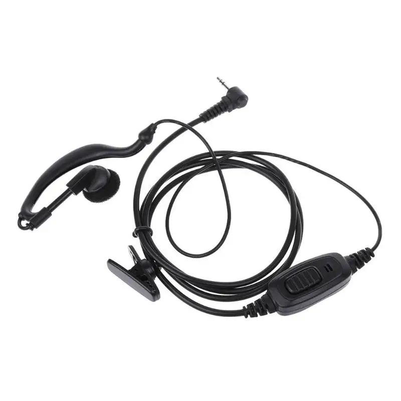 Гарнитура ALLOYSEED Walkie Talkie наушники 1 штырь разъем 2 5 мм PTT Mic вкладыши для Motorola T6200 TKLR T3