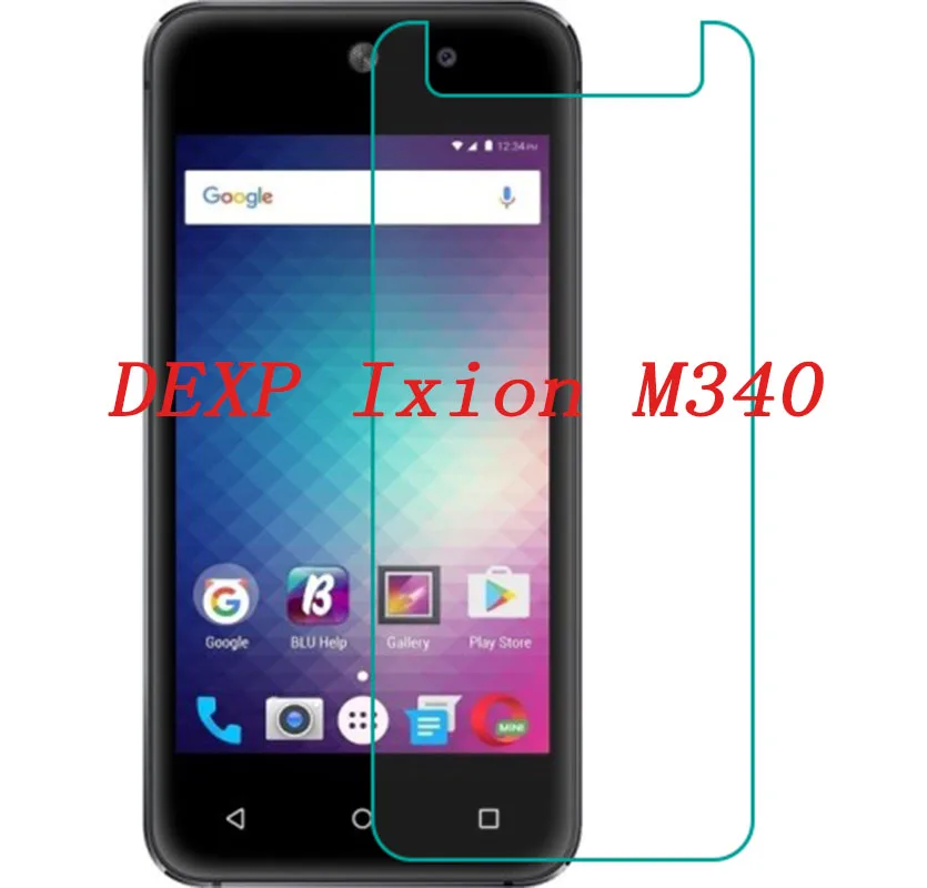 Закаленное стекло для смартфона DEXP Ixion M340 9H Взрывозащищенная защитная пленка