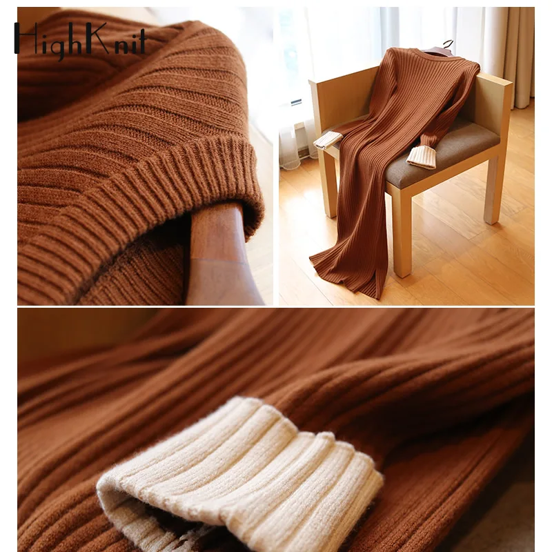 HighKnit женское трикотажное платье 2018 Новое тонкое сексуальное длинное