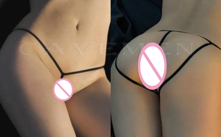 

Женские прозрачные трусики-стринги с Т-образной спинкой