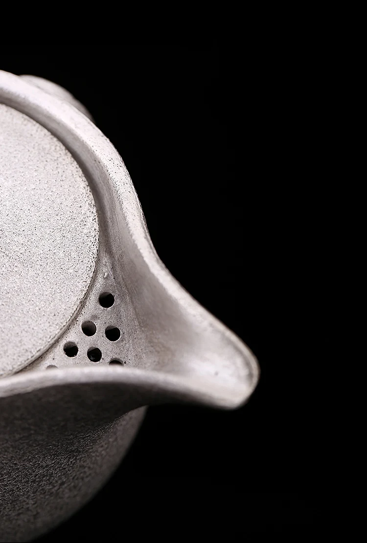 TANGPIN 999 silver and ceramic teapot gaiwan handmade silver tea pot kung fu tea sets drinkware 250ml