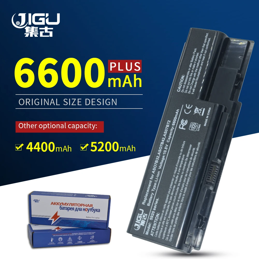 JIGU Laptop Battery AK.006BT.019 AS07B31 AS07B41 AS07B51 AS07B61 AS07B71 LC.BTP00.008 LC.BTP00.014 For Acer Aspire 5220 5230 | Компьютеры