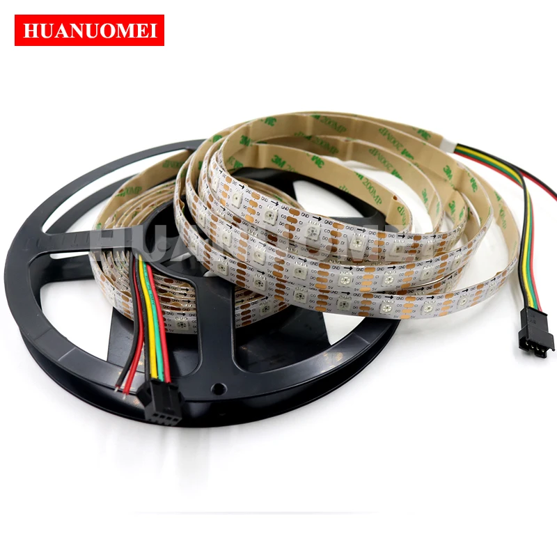 1 м 5 в 60 светодиодный s/M APA102 цифровая RGB Светодиодная лента Адресуемая 5050 SMD TV