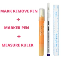 microblading kit eyebrow tattoo marker pen measuring ruler removal mark pen permanent makeup eyebrow line positioning designing