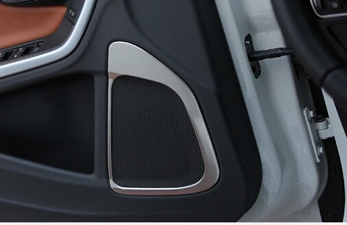 Автомобильный Стайлинг аудио круги Рог декоративная рамка для S60 2014 2015 4 шт./компл.