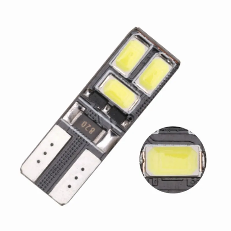 2x T10 5630 6smd canbus Светодиодная лампа для дверсветильник в белый боковой габаритный