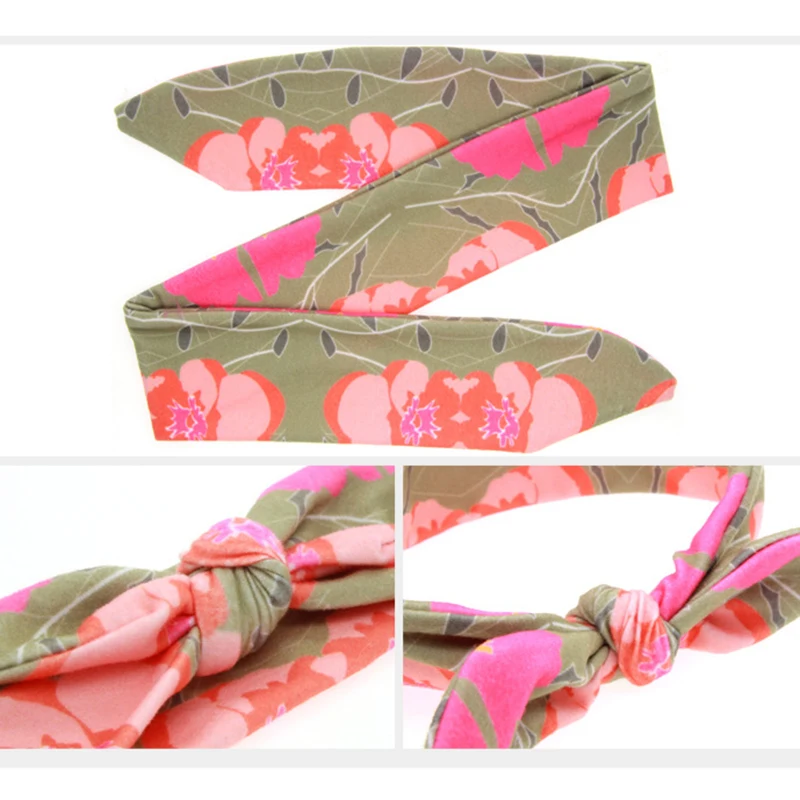 2 шт. печати Hairbands мамы и ребенка повязка на голову детские повязки костюмы