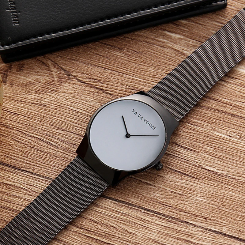 Роскошные брендовые кварцевые часы для мужчин и женщин модные простые из