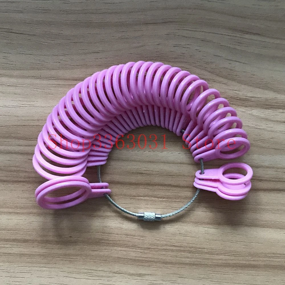 Пластиковый измерительный инструмент для определения размера кольца|ring sizer set|ring