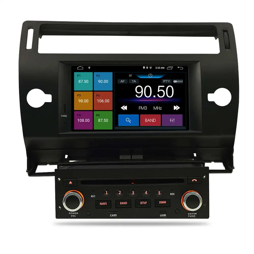 Android 9,0 автомобильный DVD плеер gps ГЛОНАСС Navi для Citroen C4 C-Triomphe C-Quatre 2005 2006 2007 2008 2009 радио аудио стерео