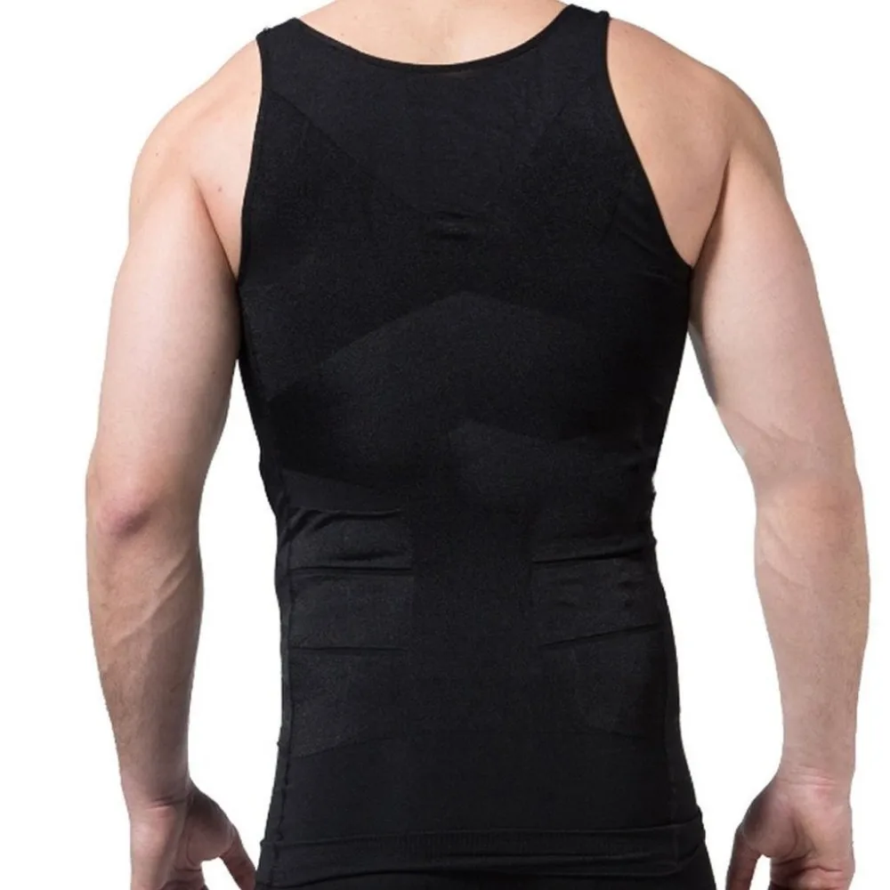 Men Slim Body Lift Shaper Belly Fatty BUSTER Underwear Vest Corset Compression 2018 New Dropshipping | Мужская одежда