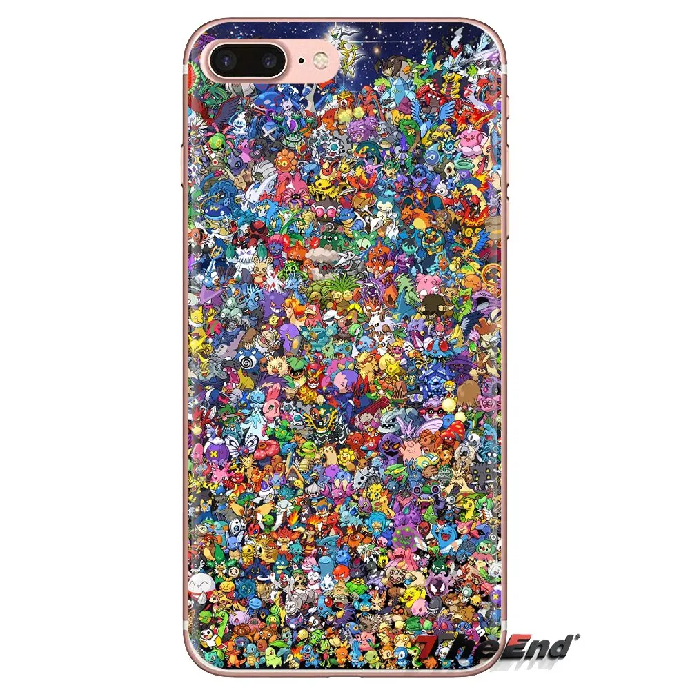 Для Huawei Mate Honor 4C 5C 5X 6X 7 7A 7C 8 9 10 8C 8X 20 Lite Pro силиконовый чехол для телефона Pokemon All Character