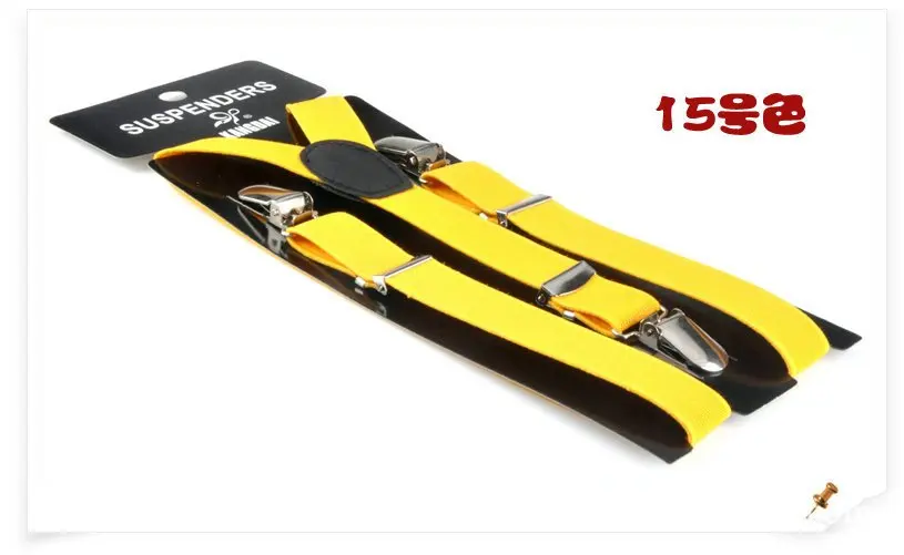Детские регулируемые однотонные подтяжки DHL/EMS Эластичные Размер 2 0*65 см 17 цветов