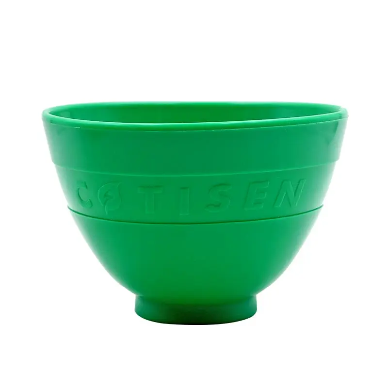 1pc Dental Silicone Mixing Bowl Green Dental Lab Oral Teeth Tools Flexible Rubber Silicone Mixing Bowl