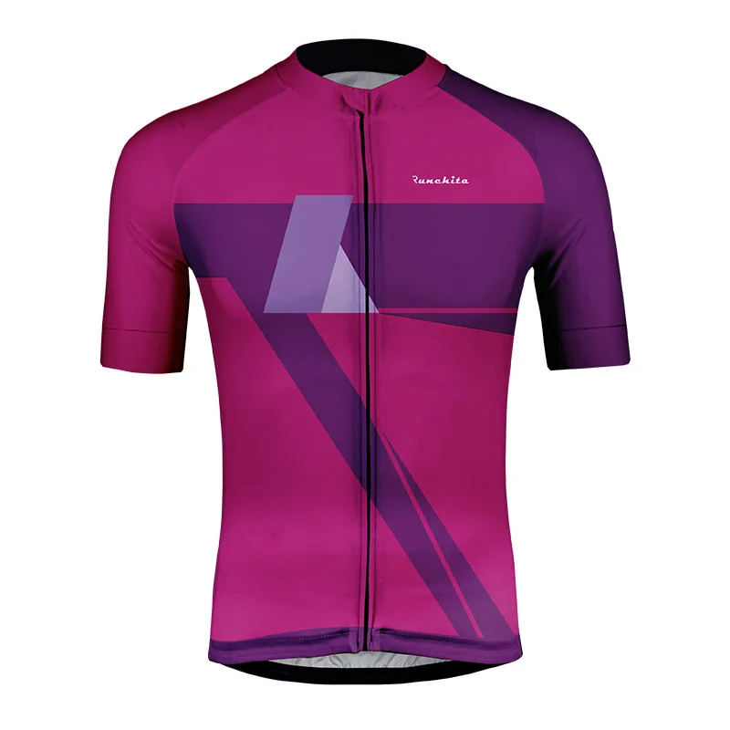 Синий Maillot ciclismo hombre Runchita go pro велосипедная майка с коротким рукавом велосипедная майка maillot tricota ciclismo para hombre - Цвет: Синий