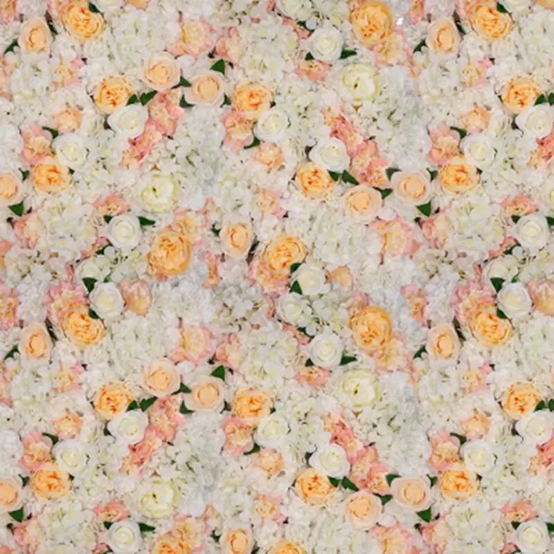 40X60 см Искусственный Шелковый цветок розы настенные украшения декоративные шелковые гортензии Свадебные украшения фон панели Заводская распродажа 1p
