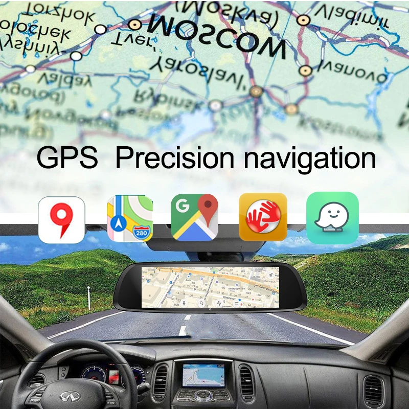 Dash cam XPX ZX868 Автомобильный видеорегистратор 3 в 1 Радар GPS dvr камера заднего вида Автомобильный видеорегистратор зеркальная камера автомобиля Full HD 1080P G-srnsor автомобильная камера