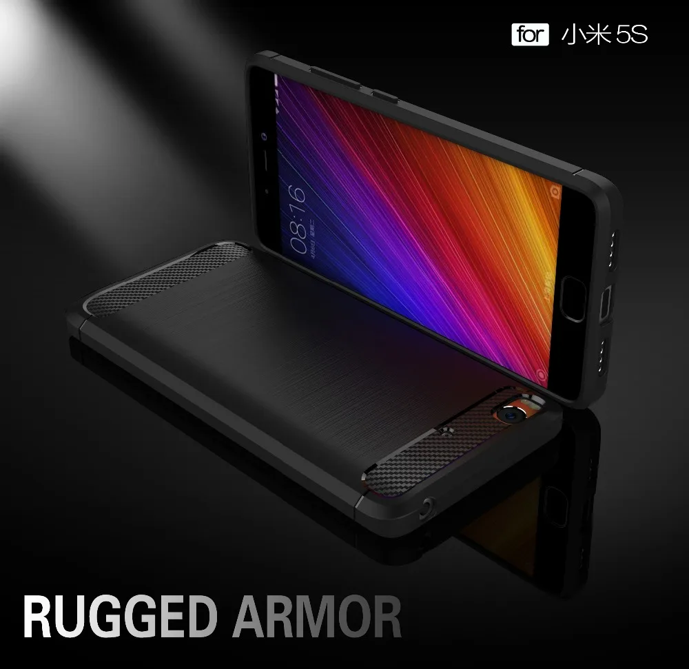 Жесткий тпу protector телефон обложка case для xiaomi redmi note 4 5.5 Дюймов Роскошный Матовый