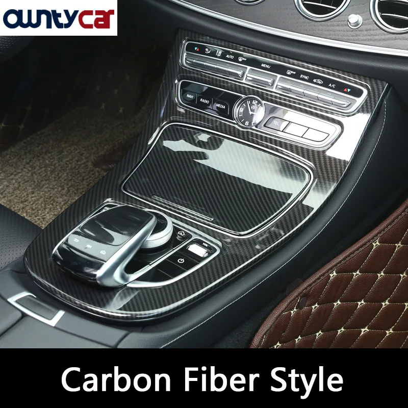 Стильные наклейки из АБС пластика и углеродного волокна для центральной консоли