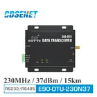 E90-DTU(230N37) Беспроводной трансивер RS232 RS485 230 МГц 5 ватт длинная дистанция 15 км узкополосная 230 МГц мобильный трансивер Радио модем