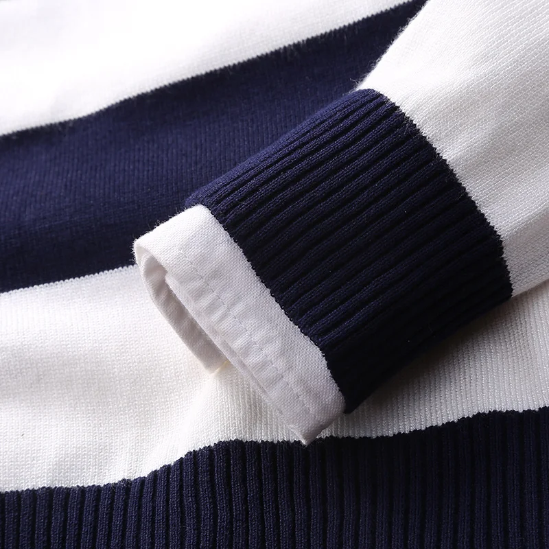 NEW 2017 Winter Mens Fashion Long Sweaters and Pullovers Men Brand Clothes Wool Sweater Male Outerwear Striped Knitted | Мужская одежда
