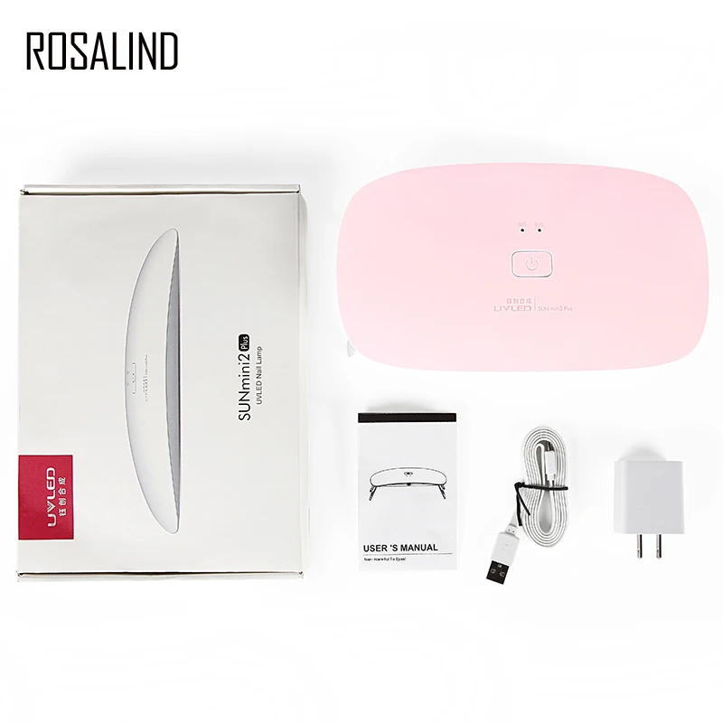 ROSALIND SUNmini2 Plus УФ светодиодная лампа для сушки ногтей 15 Светодиодный s УФ-гель