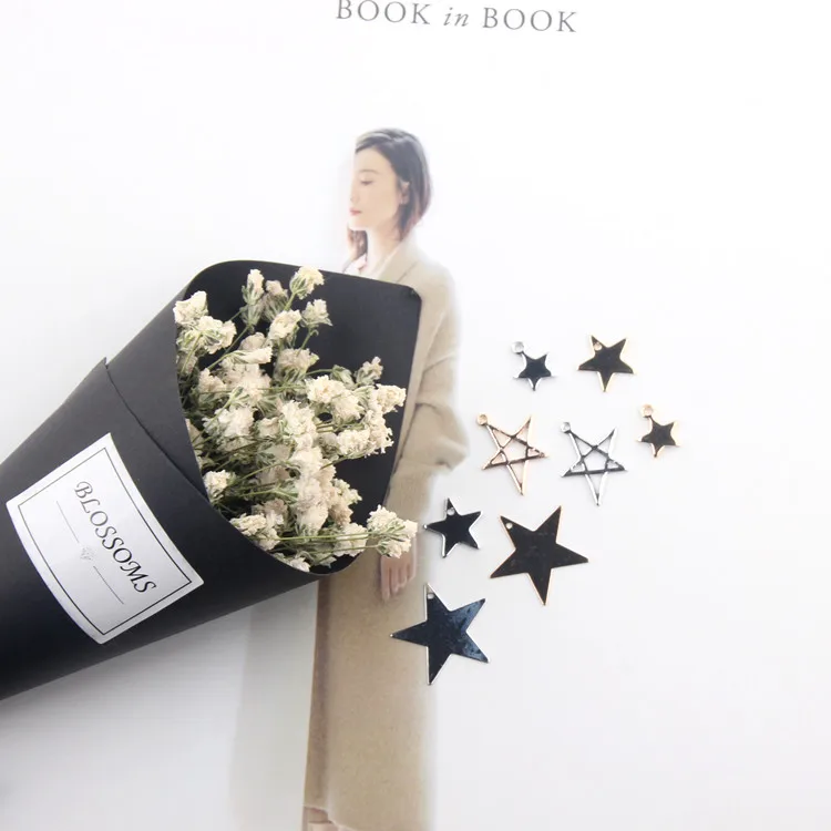 6 шт. медные Подвески капельки в виде пентаграммы|Ювелирная фурнитура и