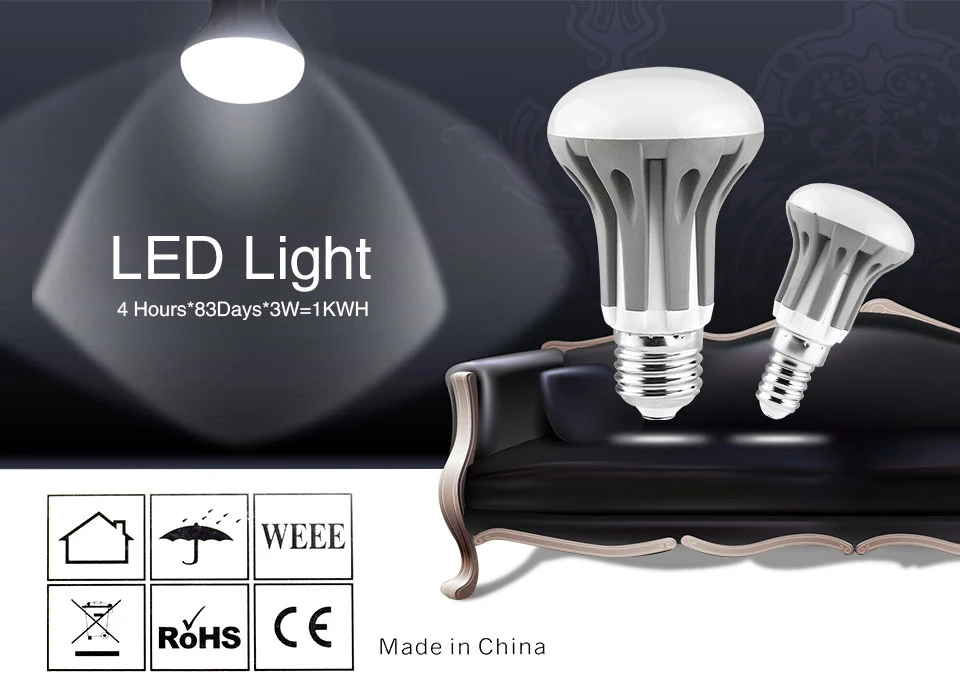 10 шт./лот 3 Вт 5 Вт 7 Вт Bombillas Светодиодная лампа E14 E27 Led Ampul светильник R39 R50 R63 SMD2835 Светодиодный точечный светильник для украшения гостиной