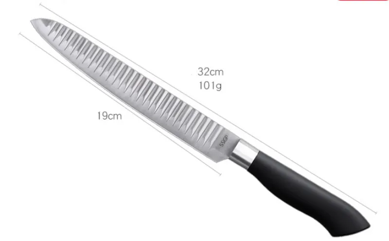 Антипригарный волнистый нож для очистки овощей из нержавеющей стали ножи арбуза