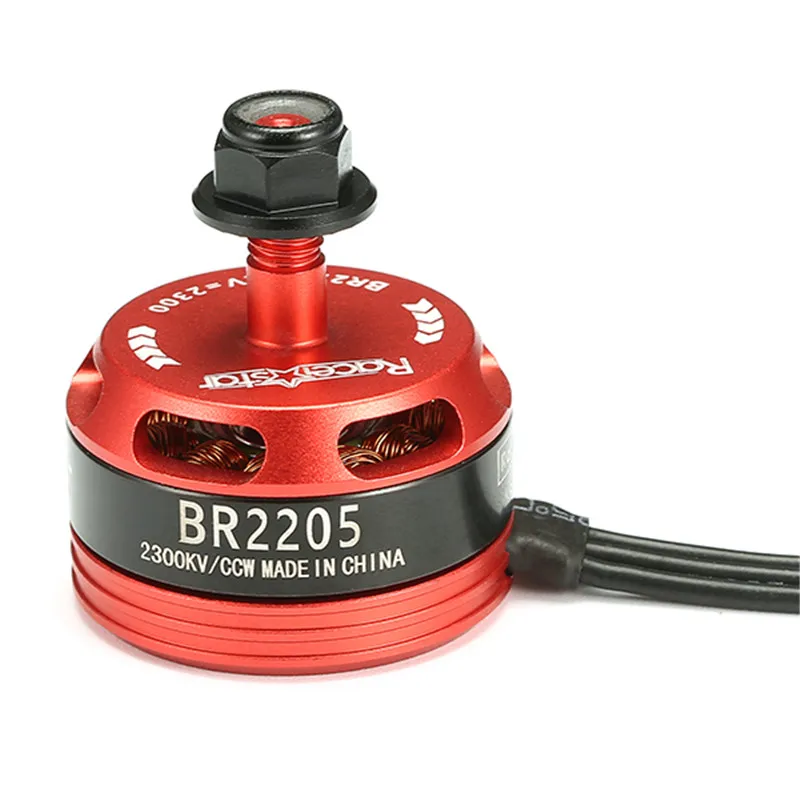 Оригинальный 4 шт. racerstar 2205 br2205 2300kv 2-4 S бесщеточный Двигатель 2 CW и против часовой
