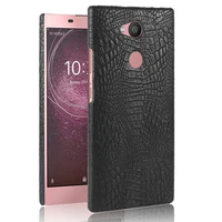 for sony xperia l2 h3311 h4311 case quality pc crocodile grain back cover hard case for sony xperia l 2 h 3311 4311 protector