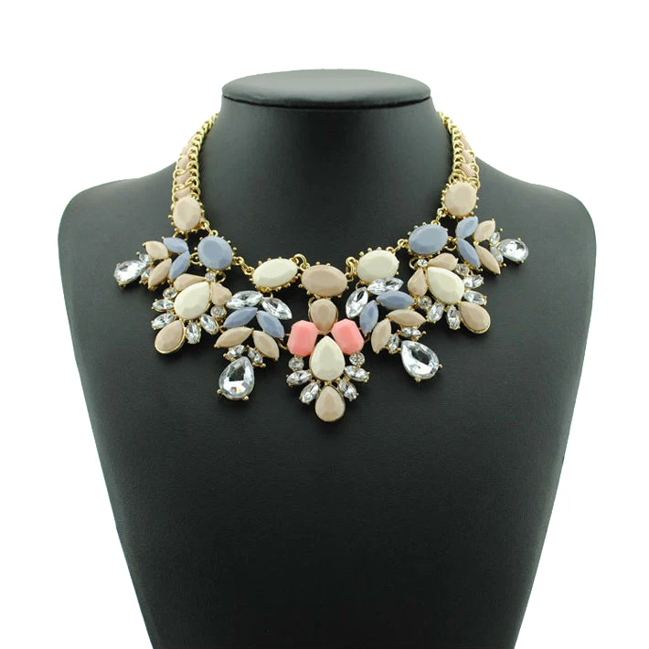 Женское Ожерелье za neckalce новый бренд nuevo crew Чокеры с драгоценными камнями цепочка