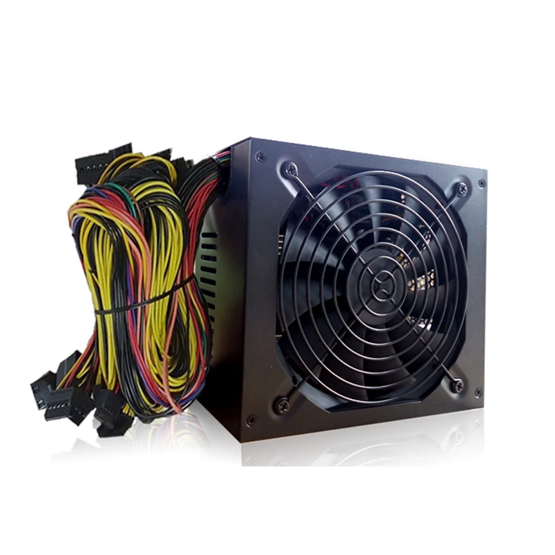 Зимняя распродажа ASIC Майнинг 1600 Вт блок питания для ПК ATX PSU Bitcoin Майнер Ethereum 6