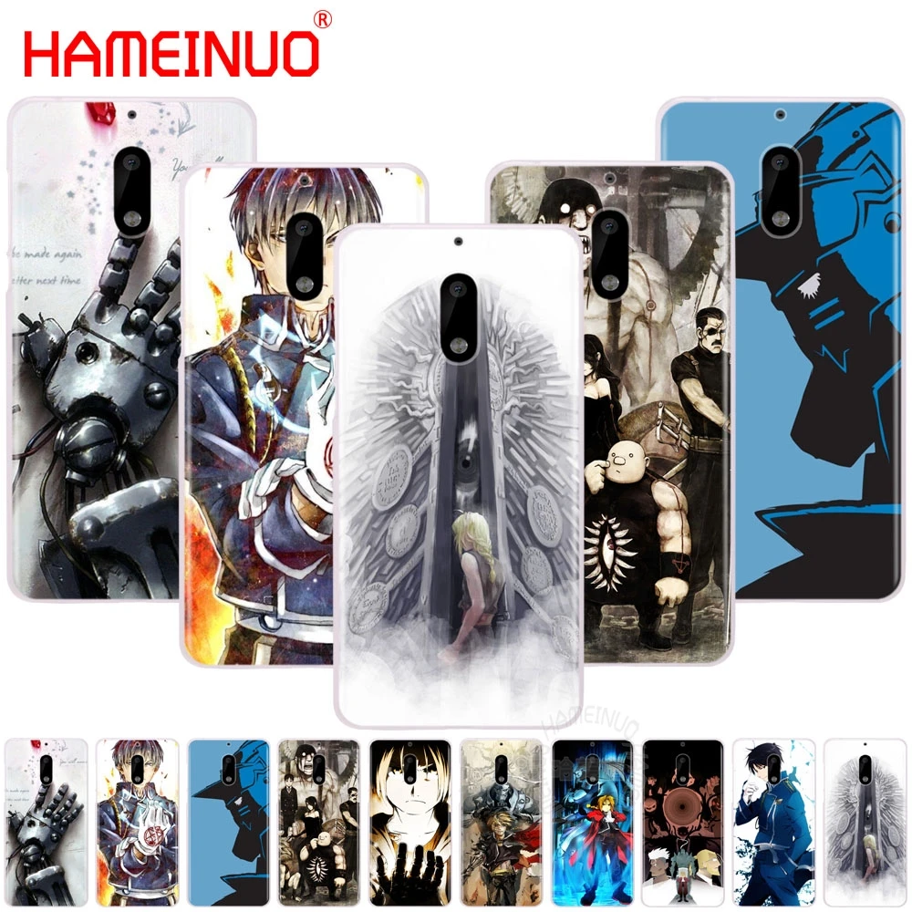 HAMEINUO цельнометаллический чехол с аниме алхимиком для Nokia 9 8 7 6 5 3 Lumia 630 640 640XL 2018 |