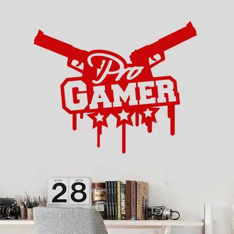 DETAL Gamer Decal Gaming Posters vinilo Wall Decals Parede Decor Mural etiqueta engomada del juego de video G9337 |