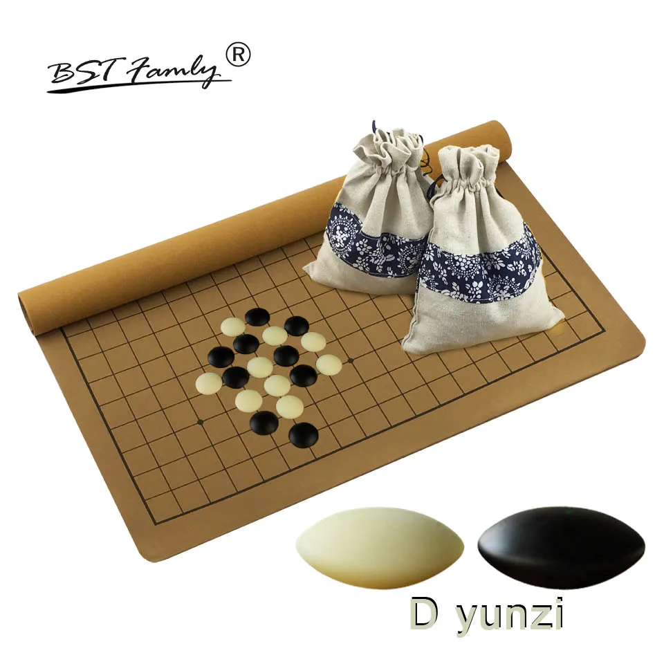 Go игра A B C D Yunzi Wei Qi камни высокого класса шахматы набор 361 шт. для 19 Дорога PU