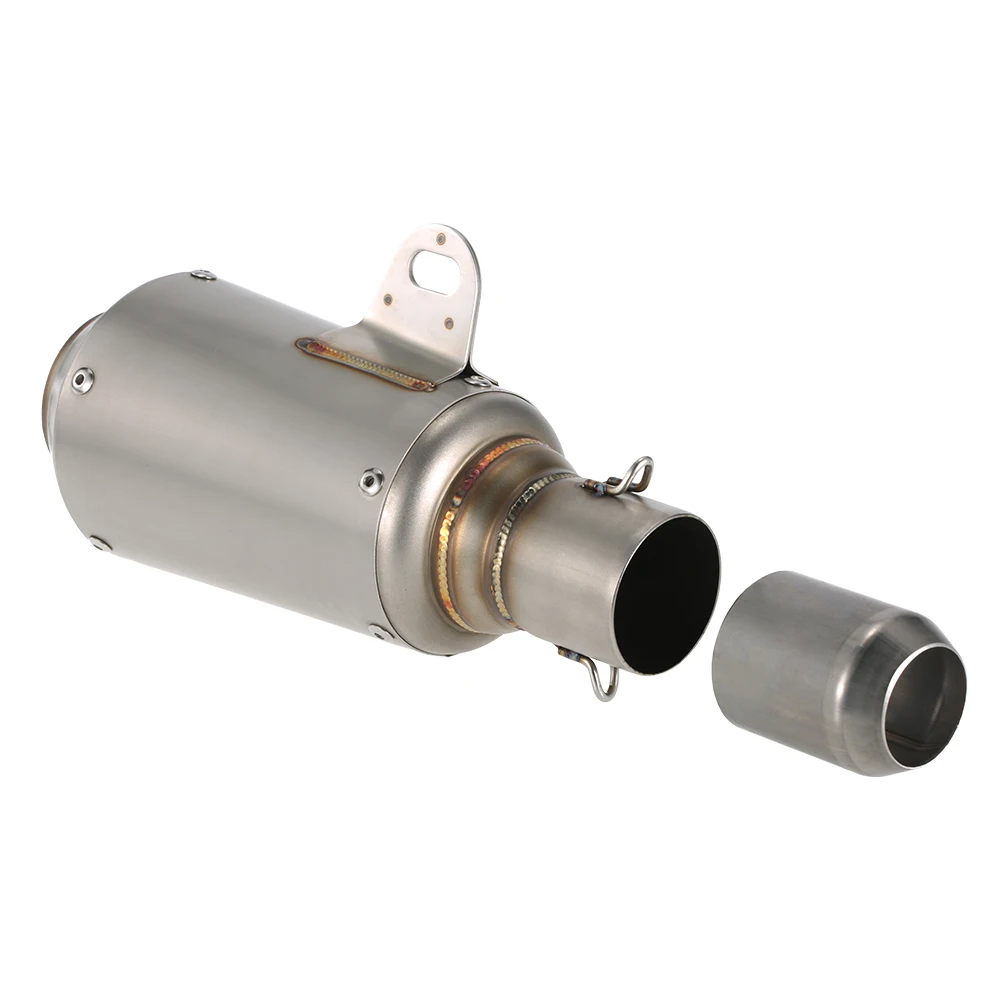 51mm Stainless Frosting Noise Reduction Refit Exhaust Muffler Pipe for Motorcycles ATVs | Автомобили и мотоциклы
