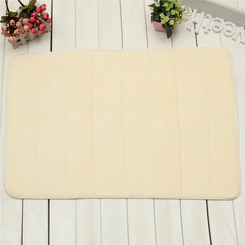 Новейший 50x80 см пенопластовый коврик для ванной коралловый бархат